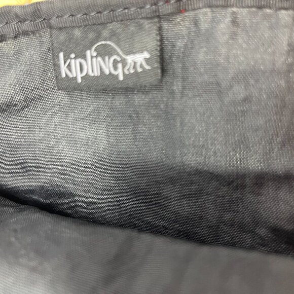 Kipling Crossbody Bag Small Black Nylon w/Mascot - Picture 5 of 14